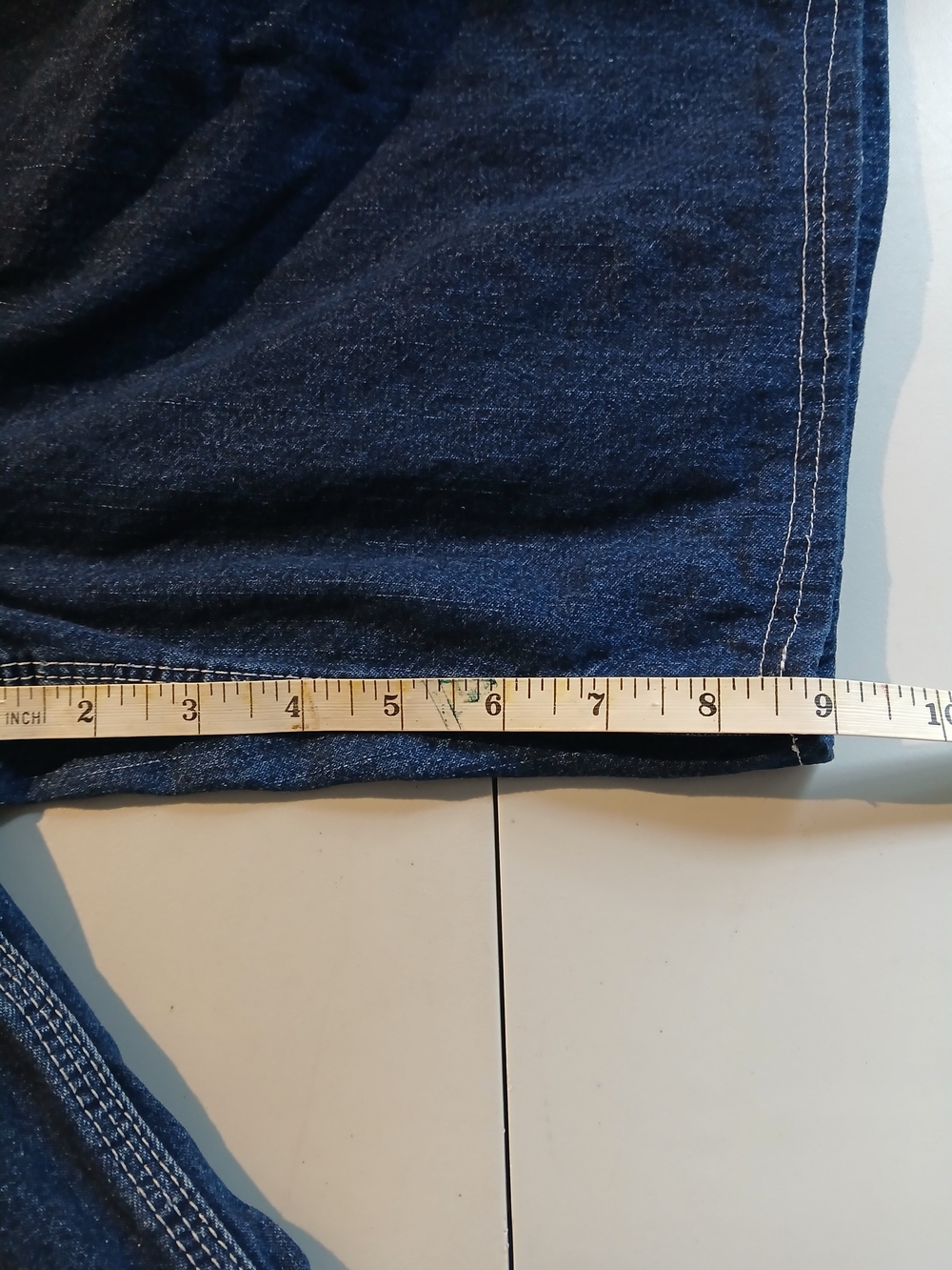Vintage Tommy Hilfger Carpenter Shorts - Dark Blue - Picture 8 of 8